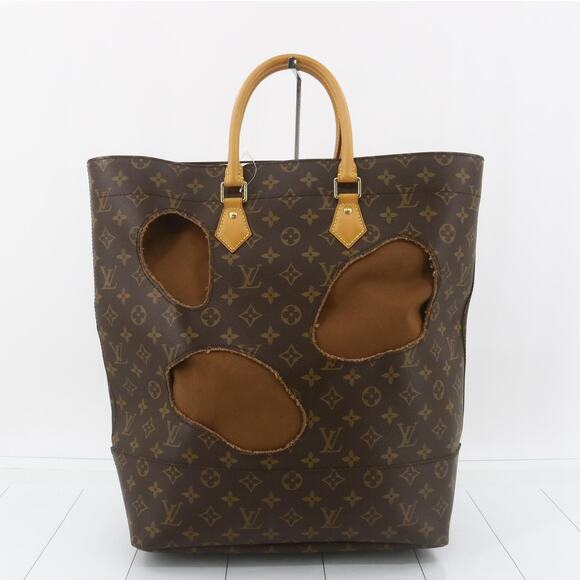Louis Vuitton Rei Bag with Holes Monogram Comme De Garcons Iconoclasts LV Tote - Picture 3 of 15